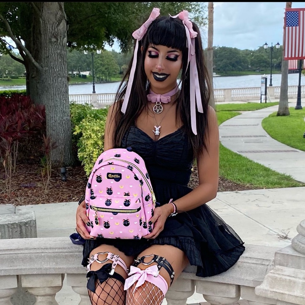 Hot topic sailor moon Luna ball backpack